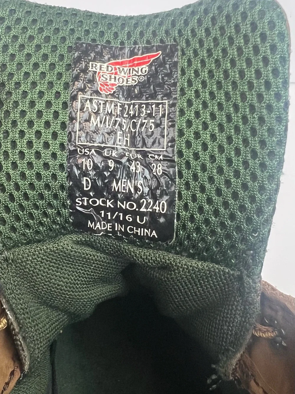Red Wing Shoes full grain